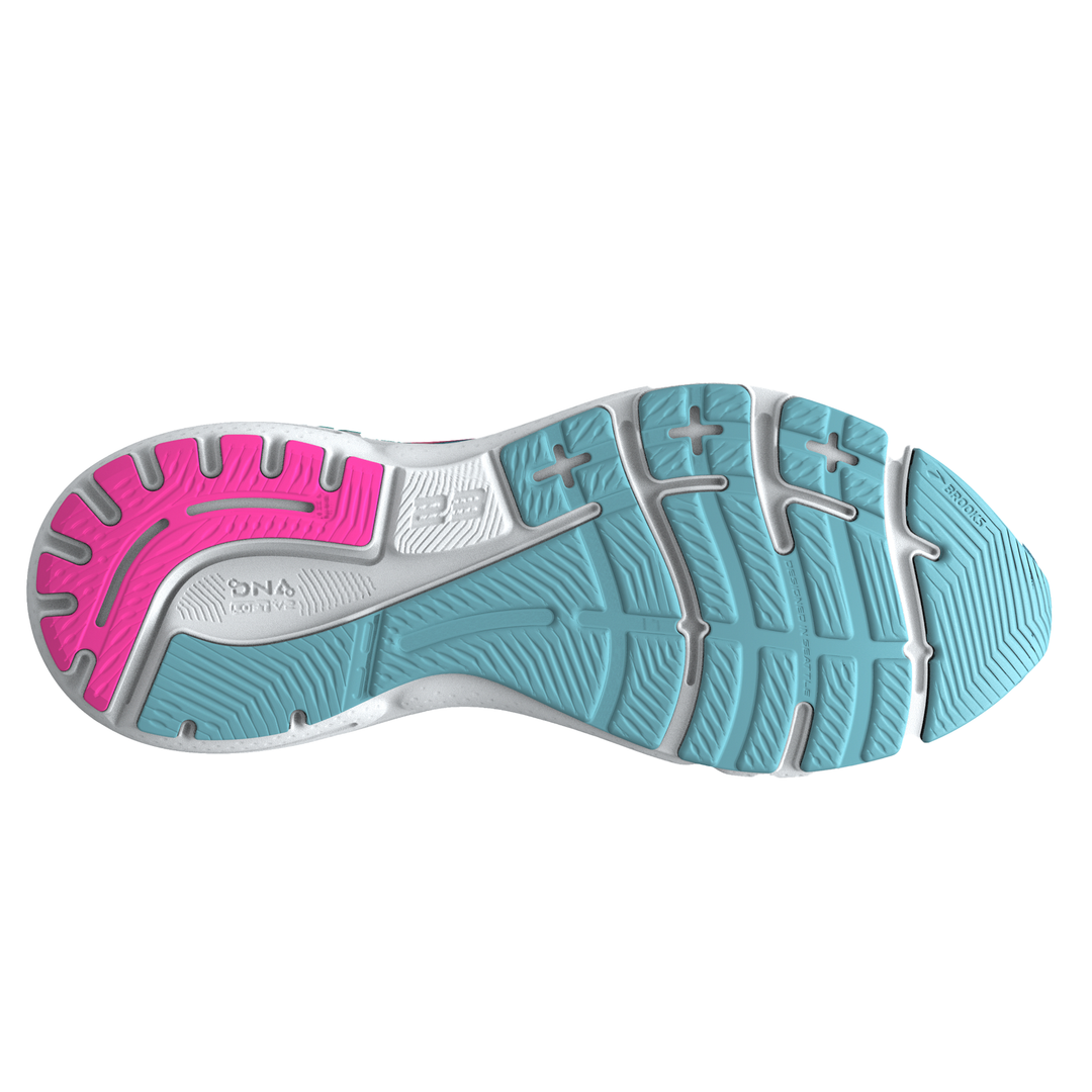 Brooks Womens Adrenaline GTS 23 - Storm Blue/Pink/Aqua - Stability