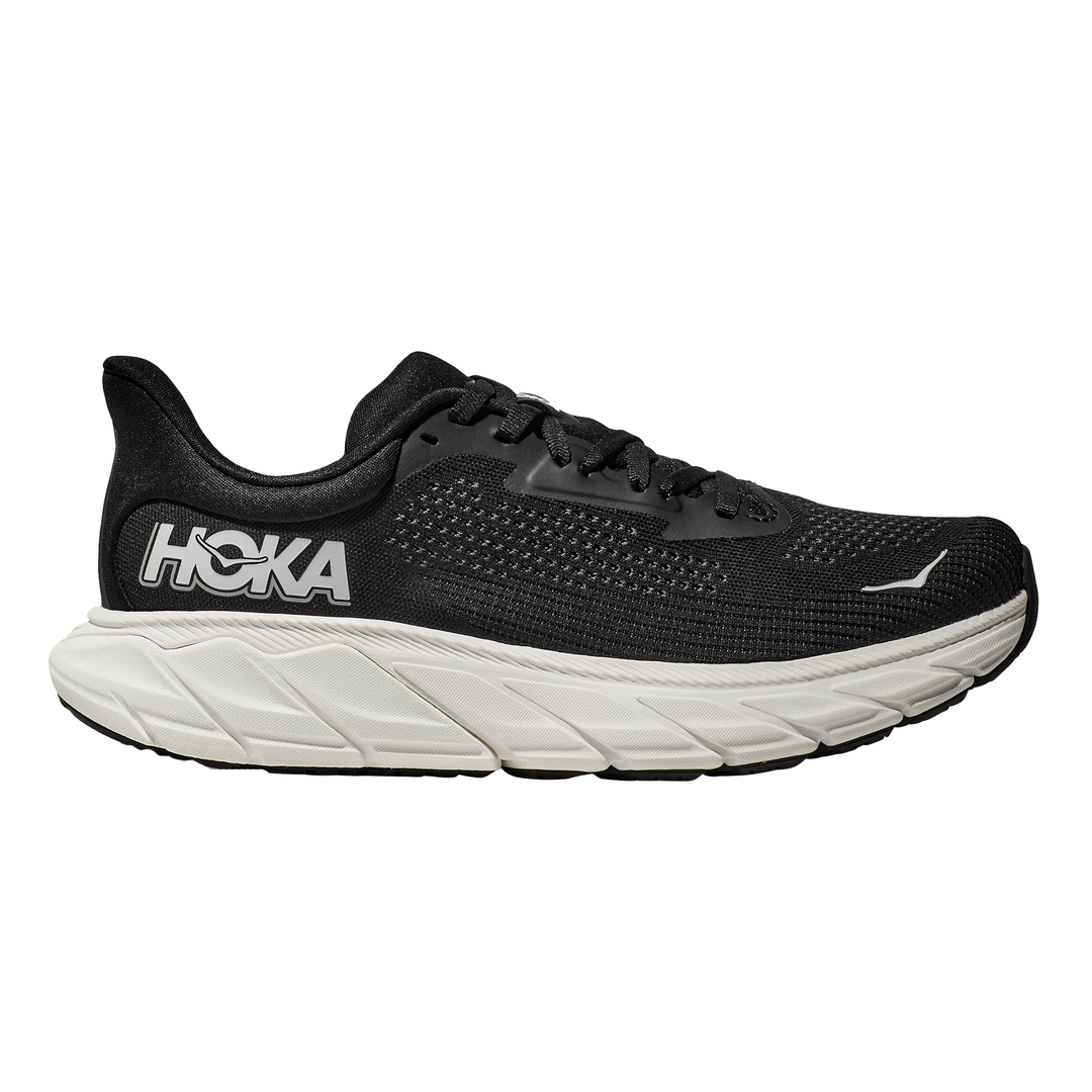 Hoka Womens Arahi 7 Wide - D Width - Black/White - Stability