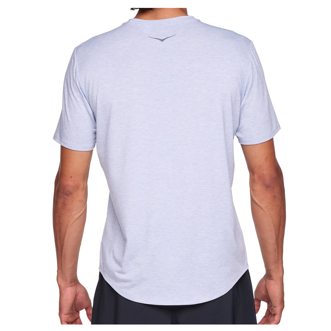 Hoka Mens Essential Tee - Gull/Heather