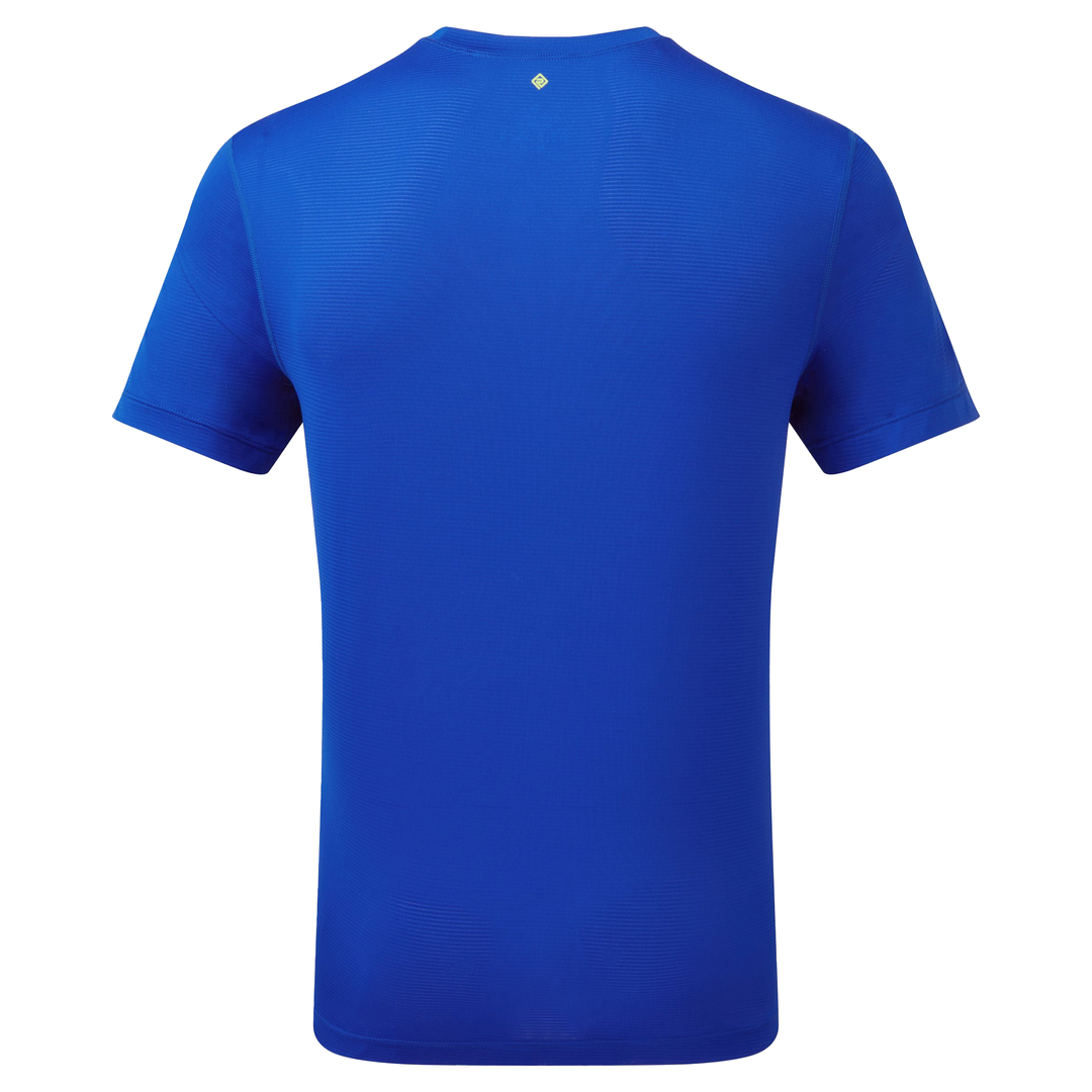 RonHill Mens Tech S/S Tee - Azurite/Citrus