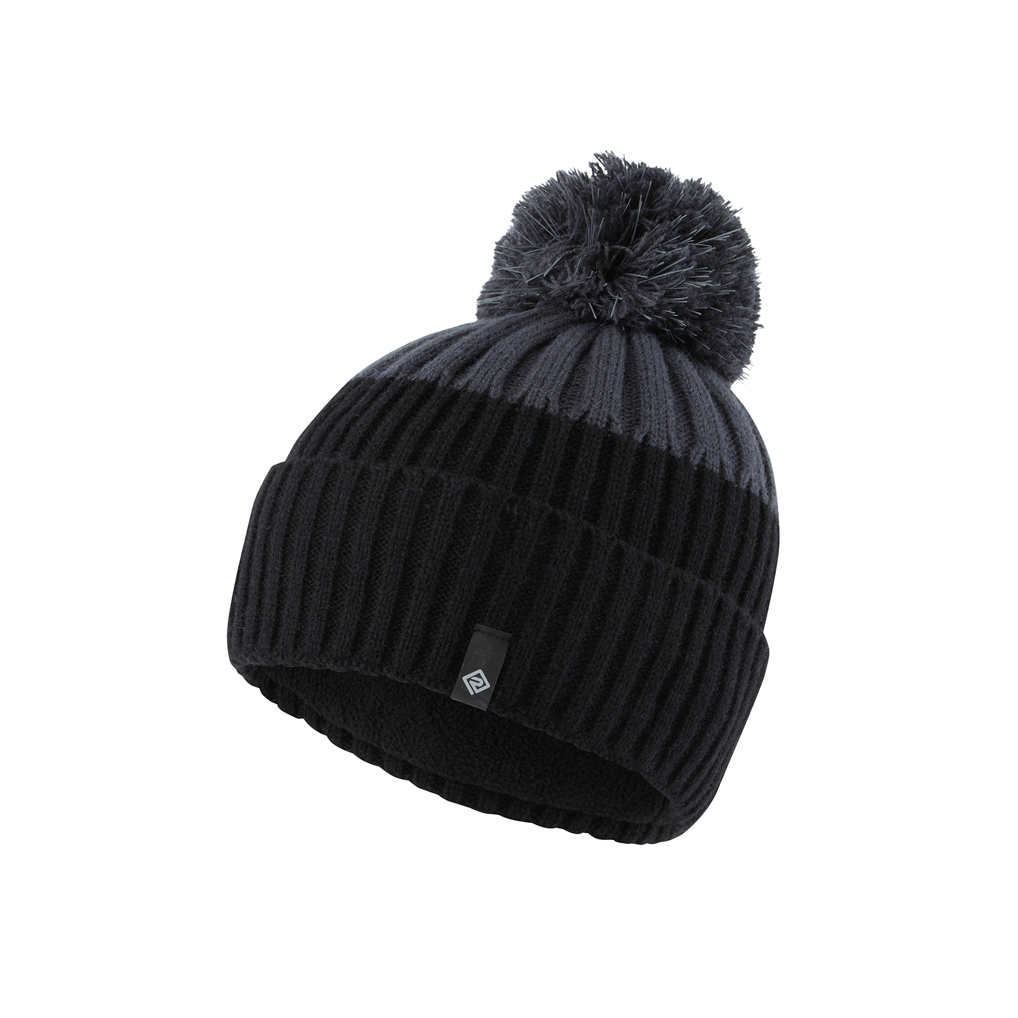 RonHill Bobble Hat - Black/Charcoal