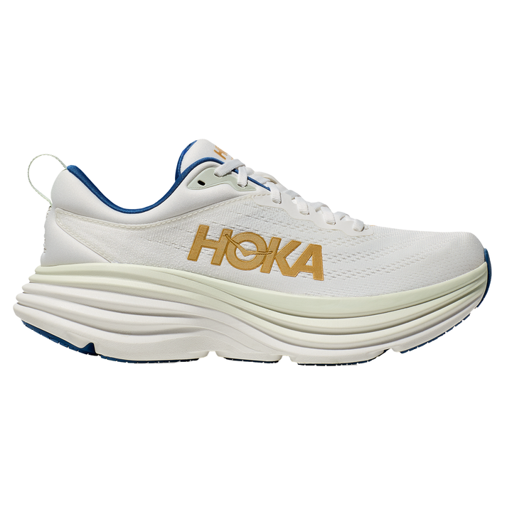 Hoka Mens Bondi 8 - Frost/Gold - Neutral