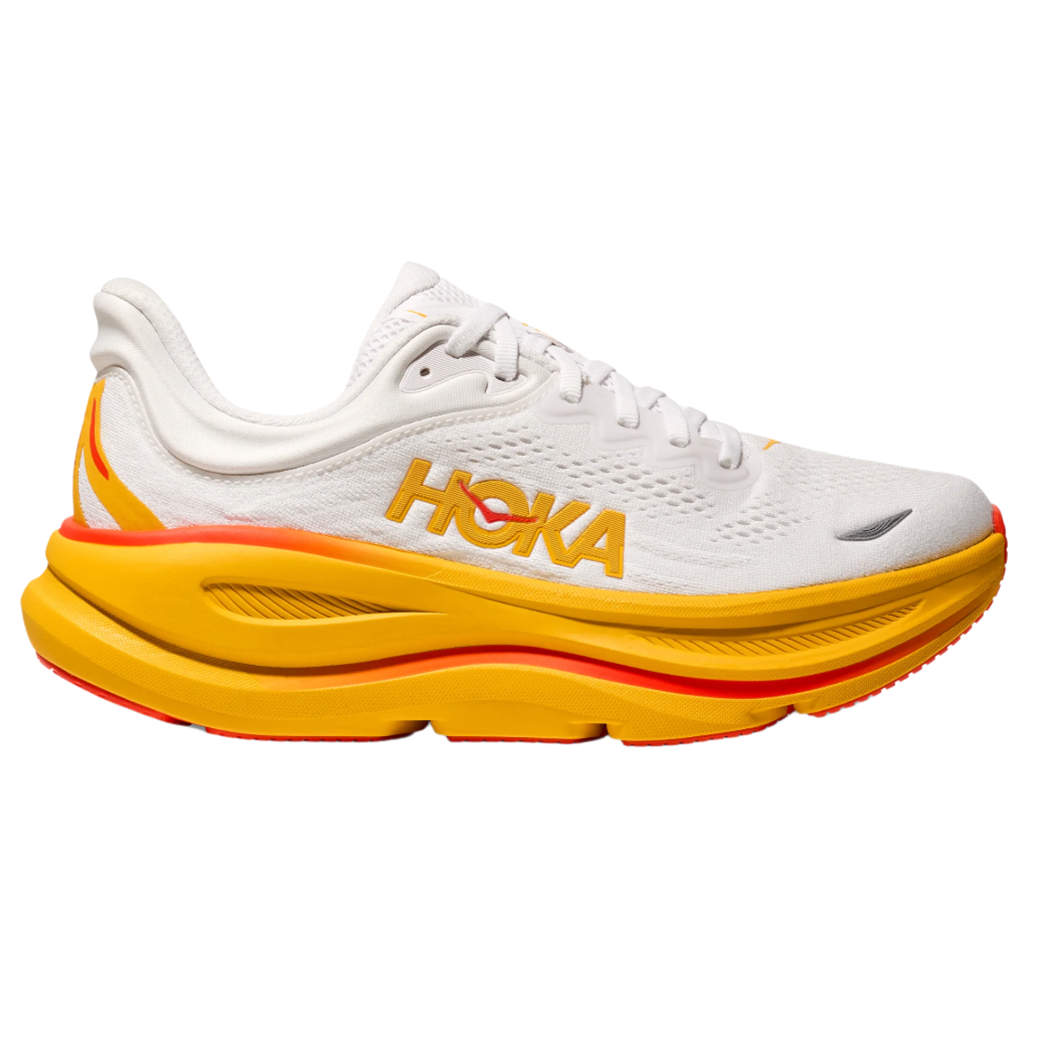 Hoka Mens Bondi 9 - Frost/Sunflower - Neutral - SS25