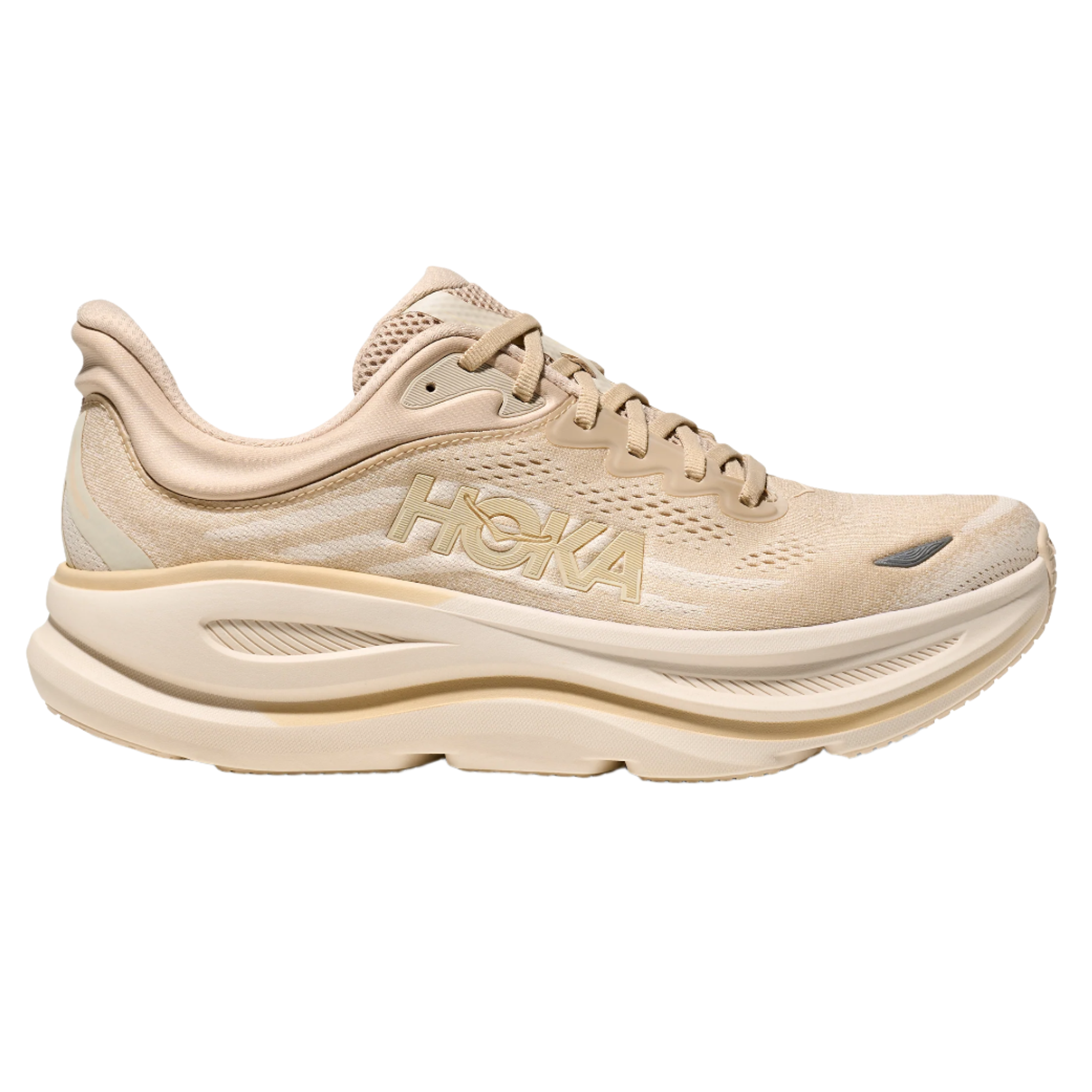 Hoka Mens Bondi 9 - Oatmeal/Oat Milk - Neutral - SS25