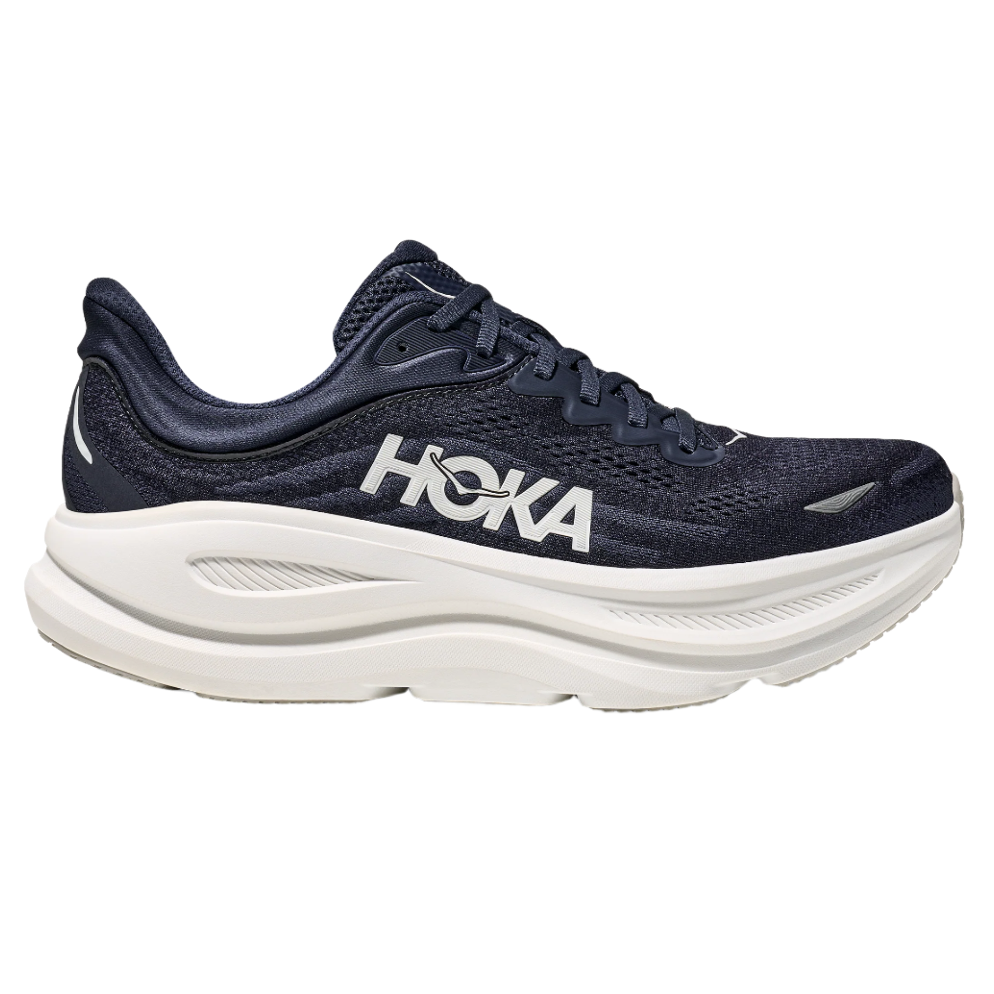 Hoka Mens Bondi 9 - Varsity Navy/White - Neutral - SS25