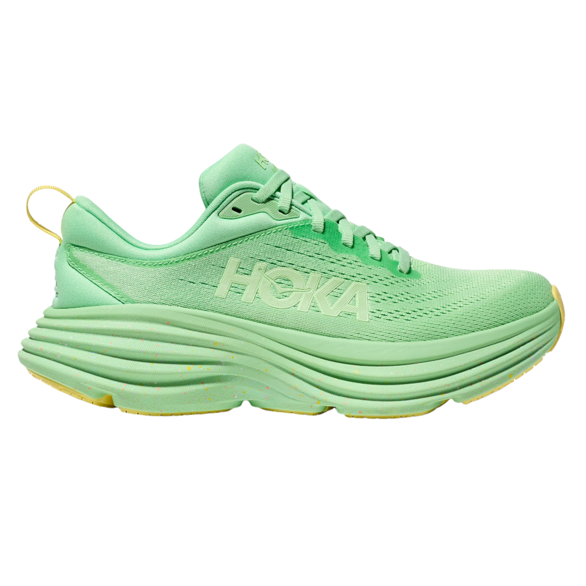 Hoka Womens Bondi 8 - Lime Glow/Lemonade - Neutral