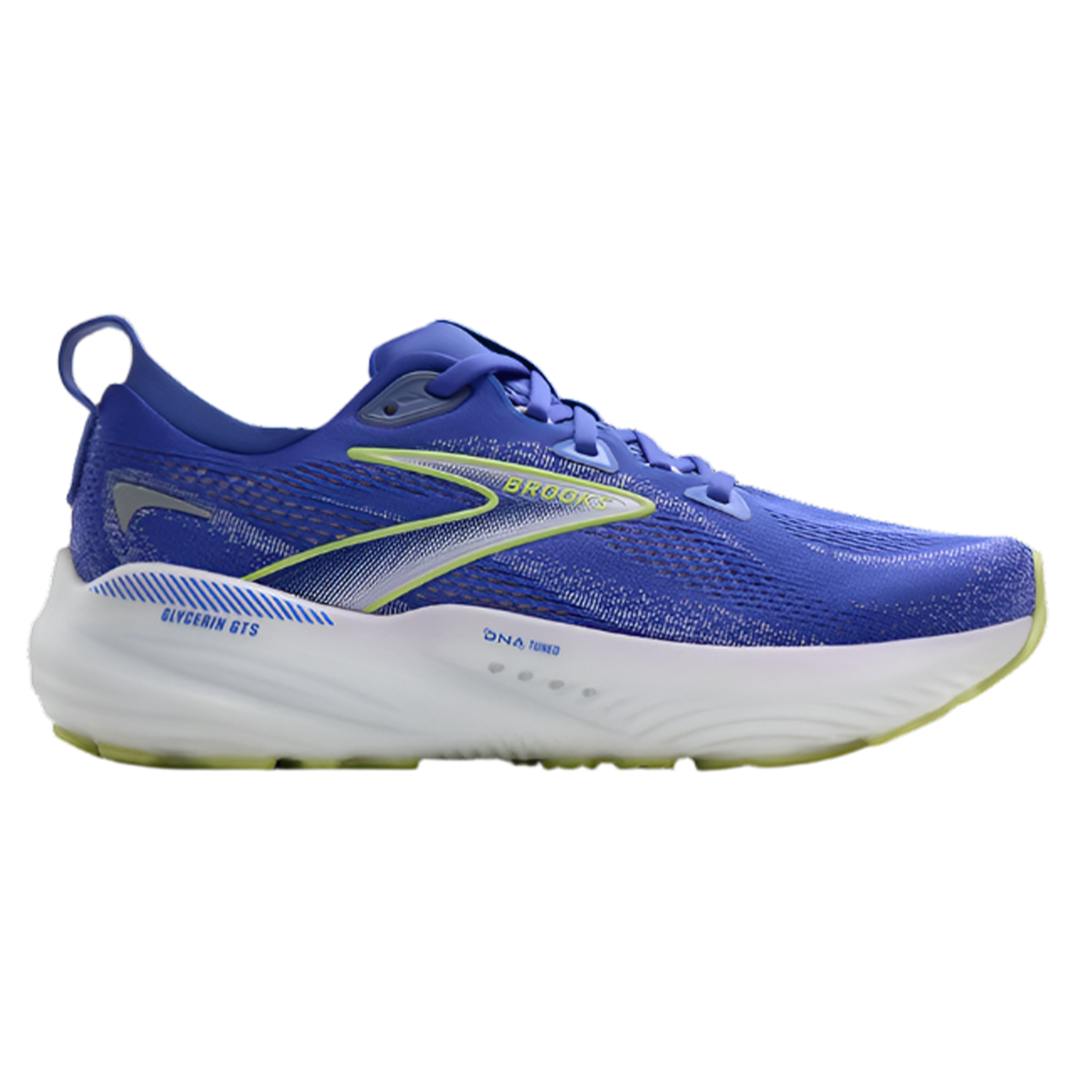 Brooks Womens Glycerin GTS 22 - Amparo Blue/Hyper Iris/Yellow - Stability - SS25