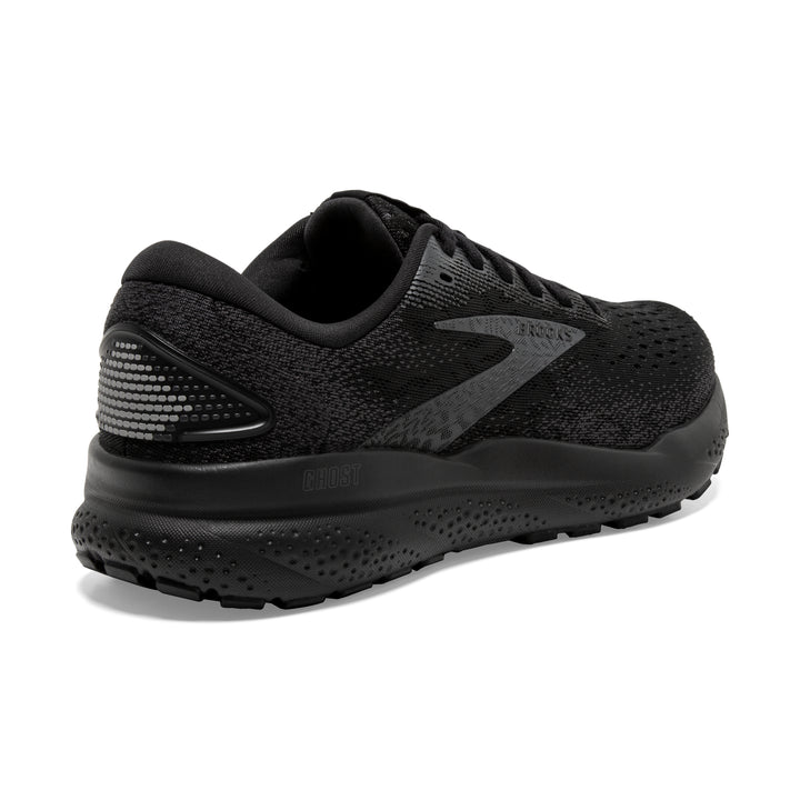 Brooks Mens Ghost 16 Extra Wide - 4E Width - Black/Black/Ebony - Neutral