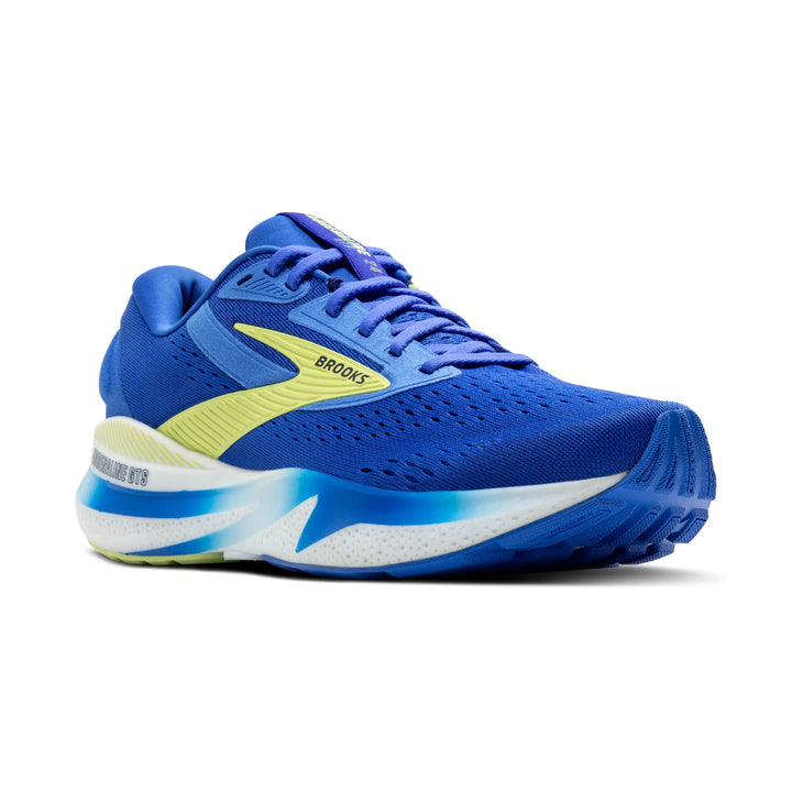 Brooks Mens Adrenaline GTS 24 - Cobalt/Neo Yellow/Peacoat - Stability - SS25