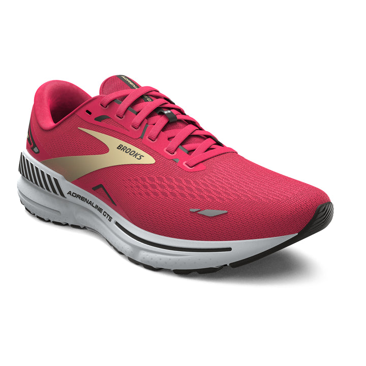 Brooks Womens Adrenaline GTS 23 - Diva Pink/Yellow/Black - Stability