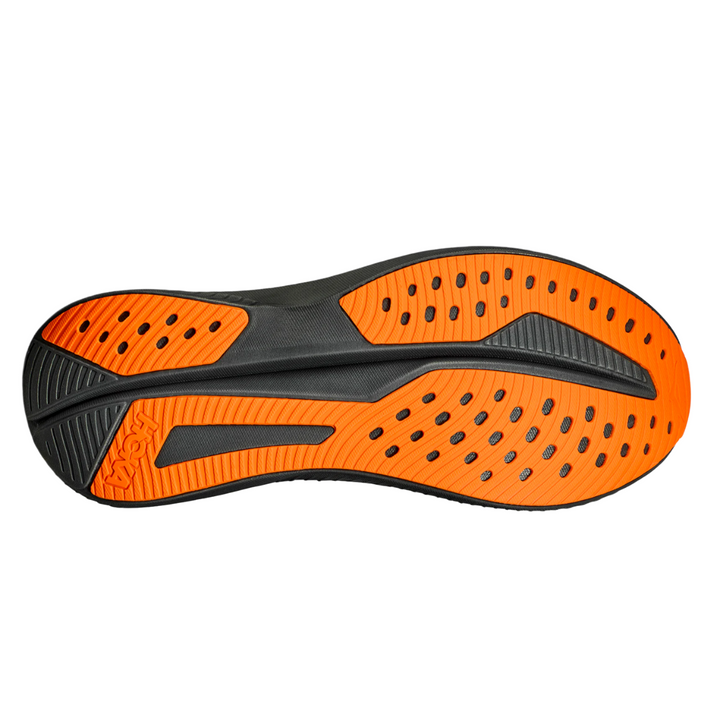 Hoka Mens Mach 6 - Black/Electric Tangerine - Neutral