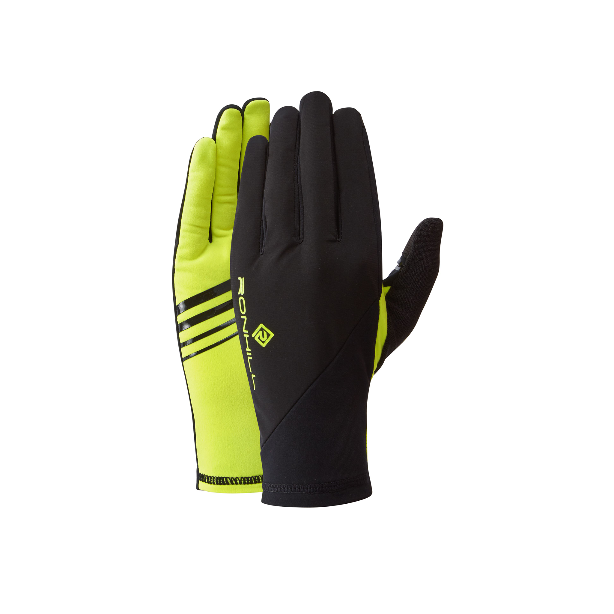 RonHill Wind-Block Glove - Black/Fluo Yellow