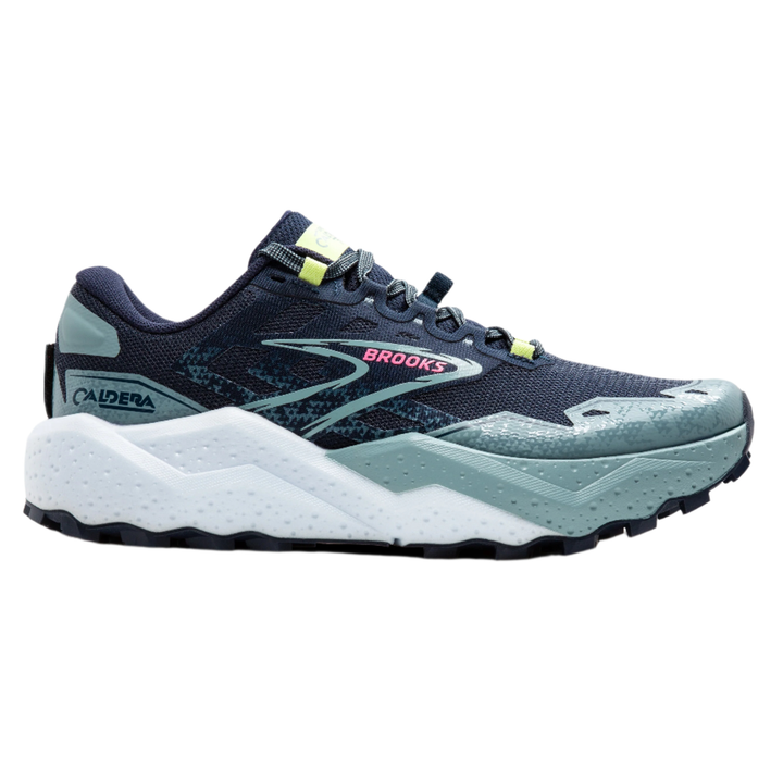 Brooks Womens Caldera 7 - Peacoat/Citadel/Sunny Lime - Trail