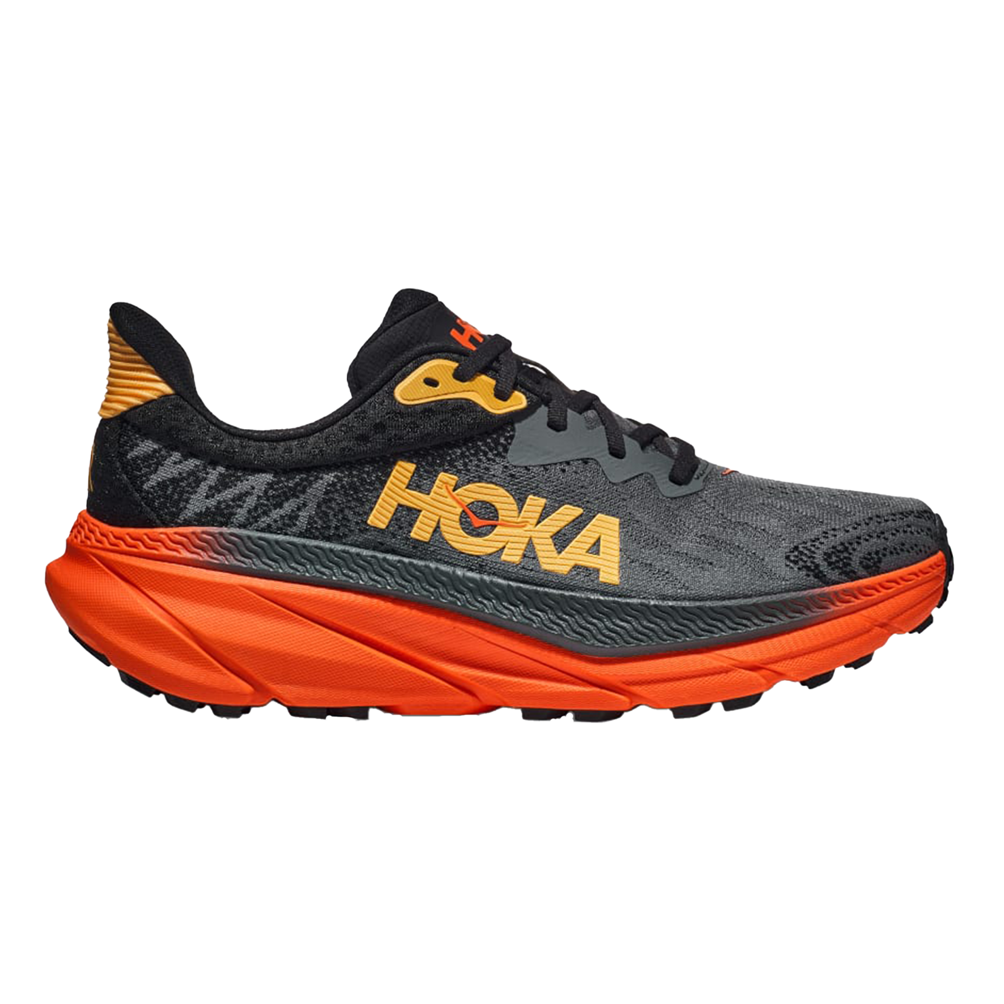 Hoka Mens Challenger ATR 7 - Castlerock/Flame - Trail