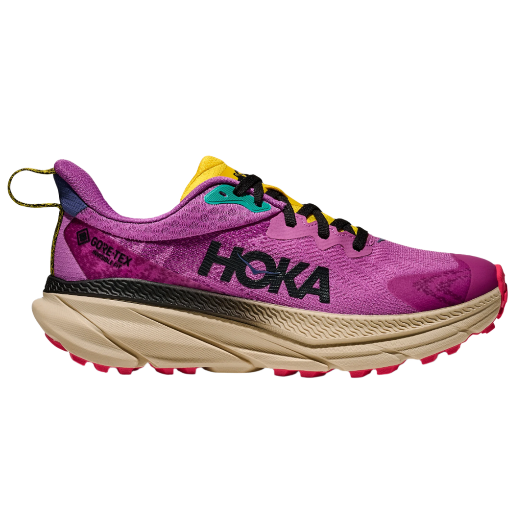 Hoka Womens Challenger ATR 7 GTX - Superbloom/Oatmeal - Trail - SS25