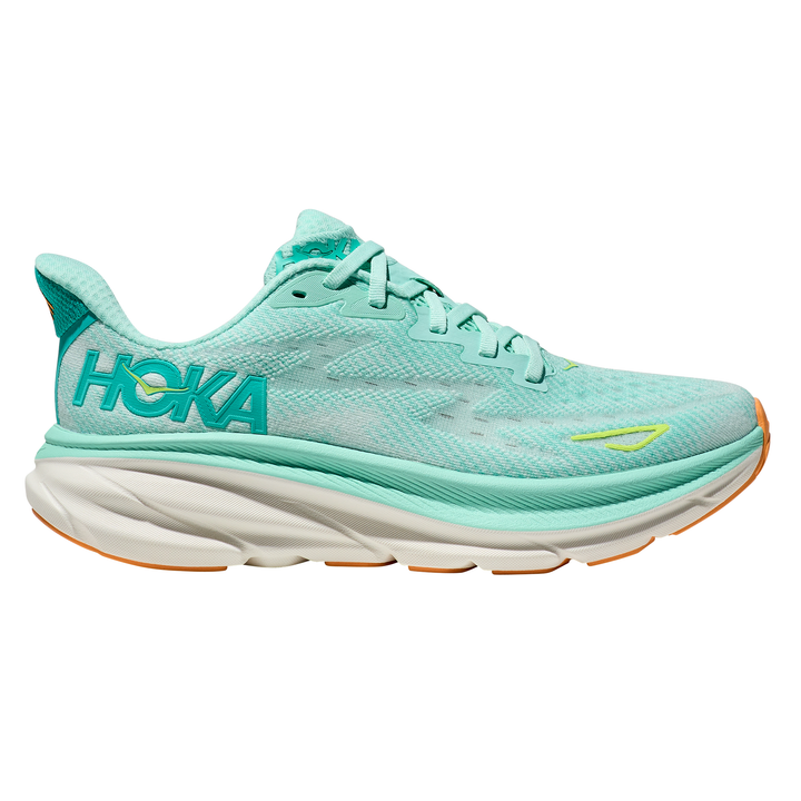 Hoka Womens Clifton 9 - Seafoam/Aqua Breeze - Neutral