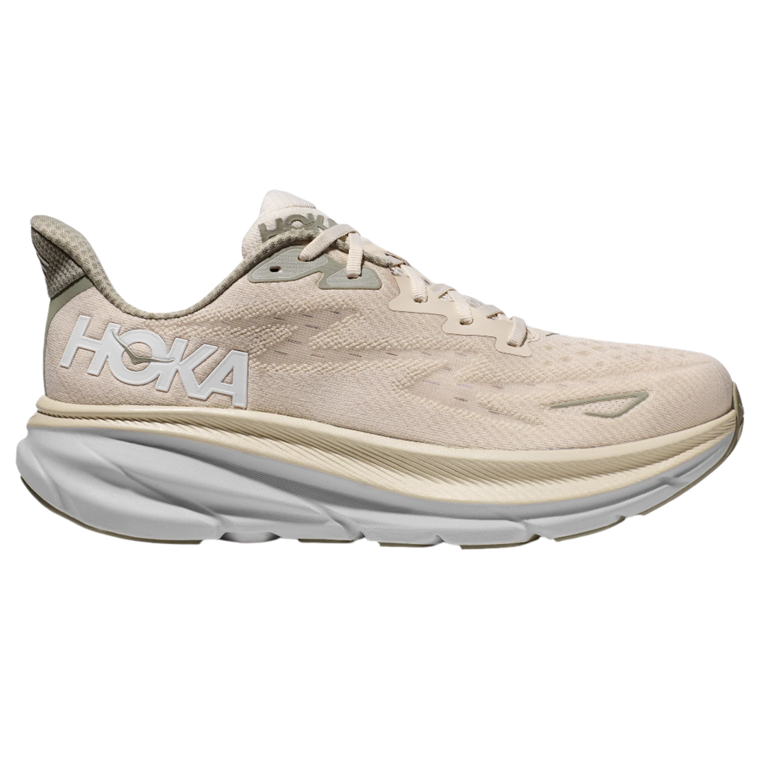 Hoka Mens Clifton 9 - Oat Milk/Barley - Neutral