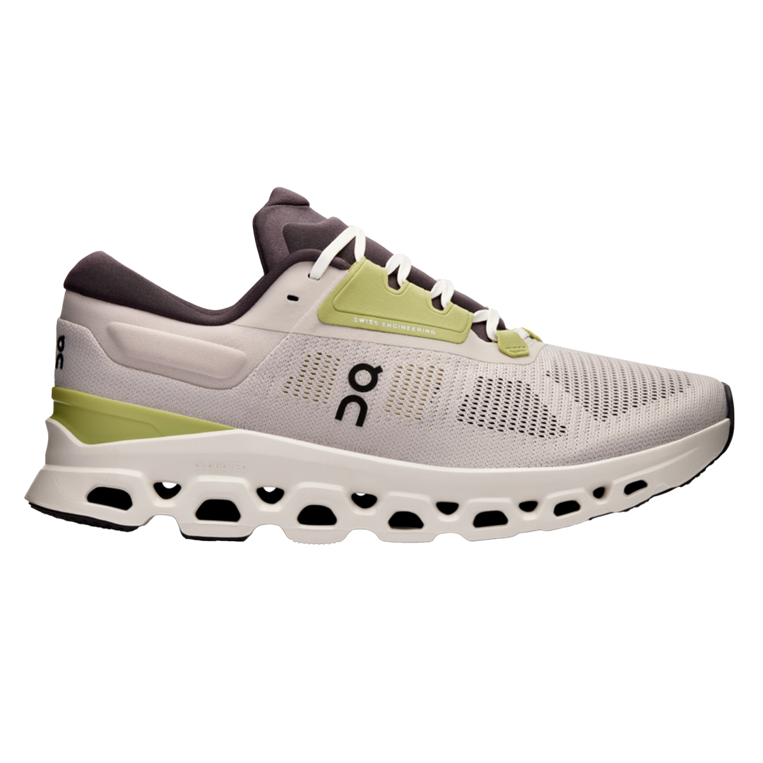 ON Mens Cloudstratus 3 - Pearl/Ivory