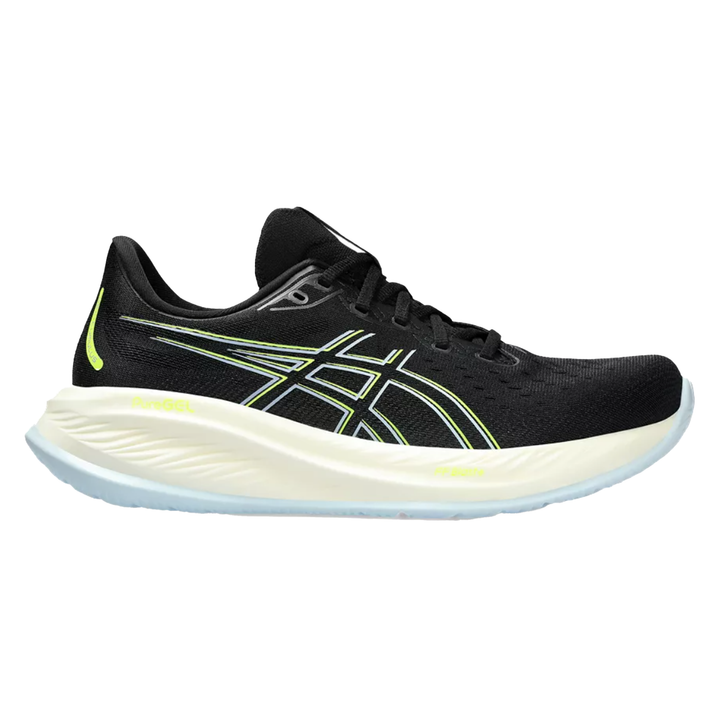 Asics Mens Gel Cumulus 26 - Black/Safety Yellow - Neutral