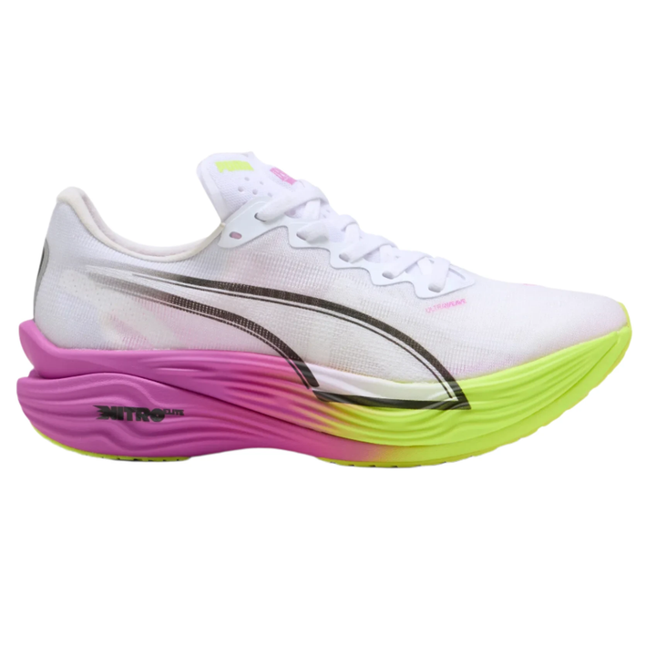 Puma Womens Deviate NITRO Elite 3 - Puma White/Pure Magenta - Neutral - SS25