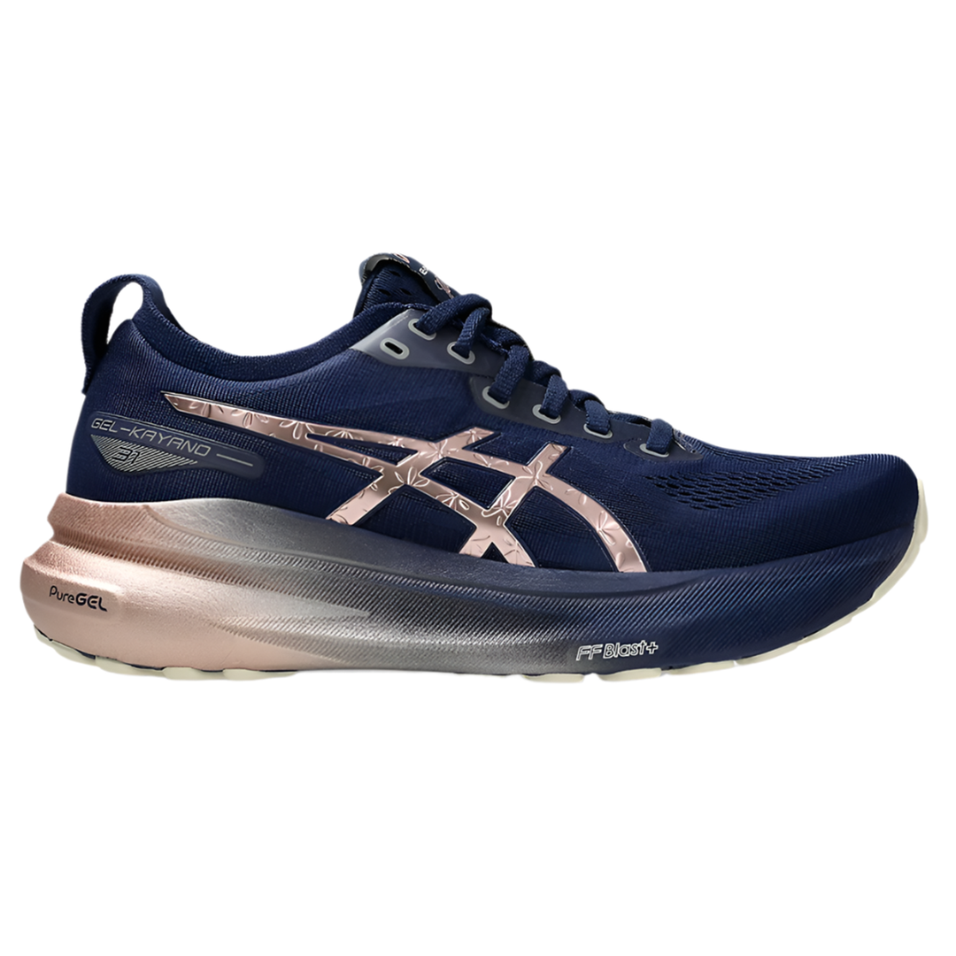 Asics Womens Gel Kayano 31 Platinum - Blue Expanse/Rose Gold - Stability