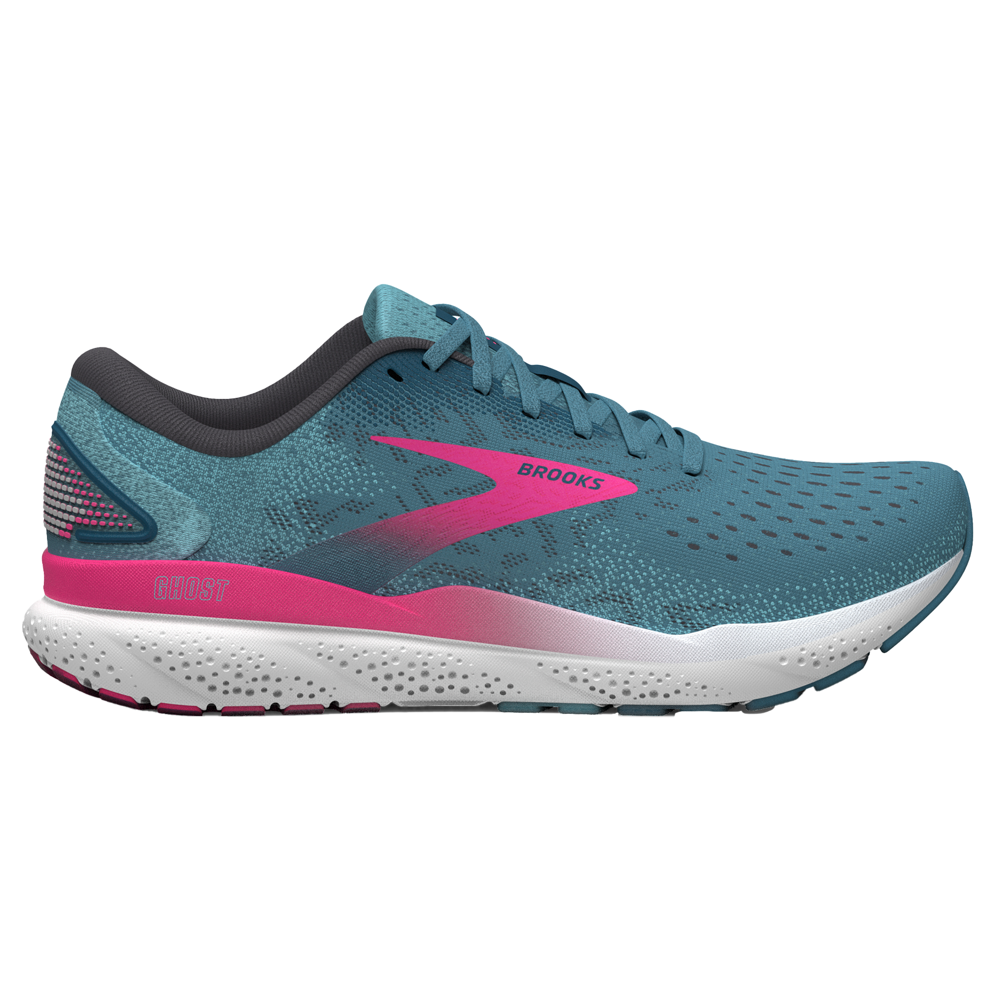 Brooks Womens Ghost 16 - Blue/Pink/Moroccan Blue - Neutral
