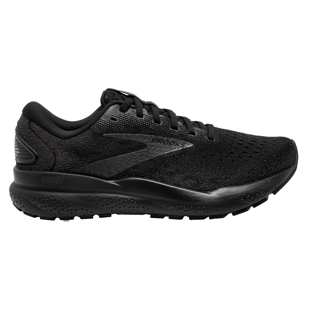 Brooks Mens Ghost 16 Extra Wide 4E Width Black Black Ebony Neutral