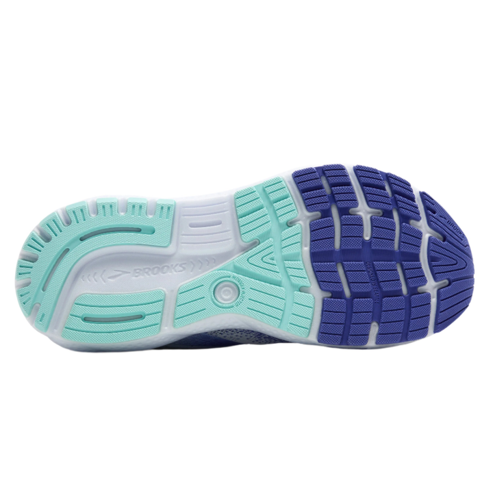 Brooks Womens Ghost 16 - White/Amparo Blue/Limpet Shell - Neutral - SS25