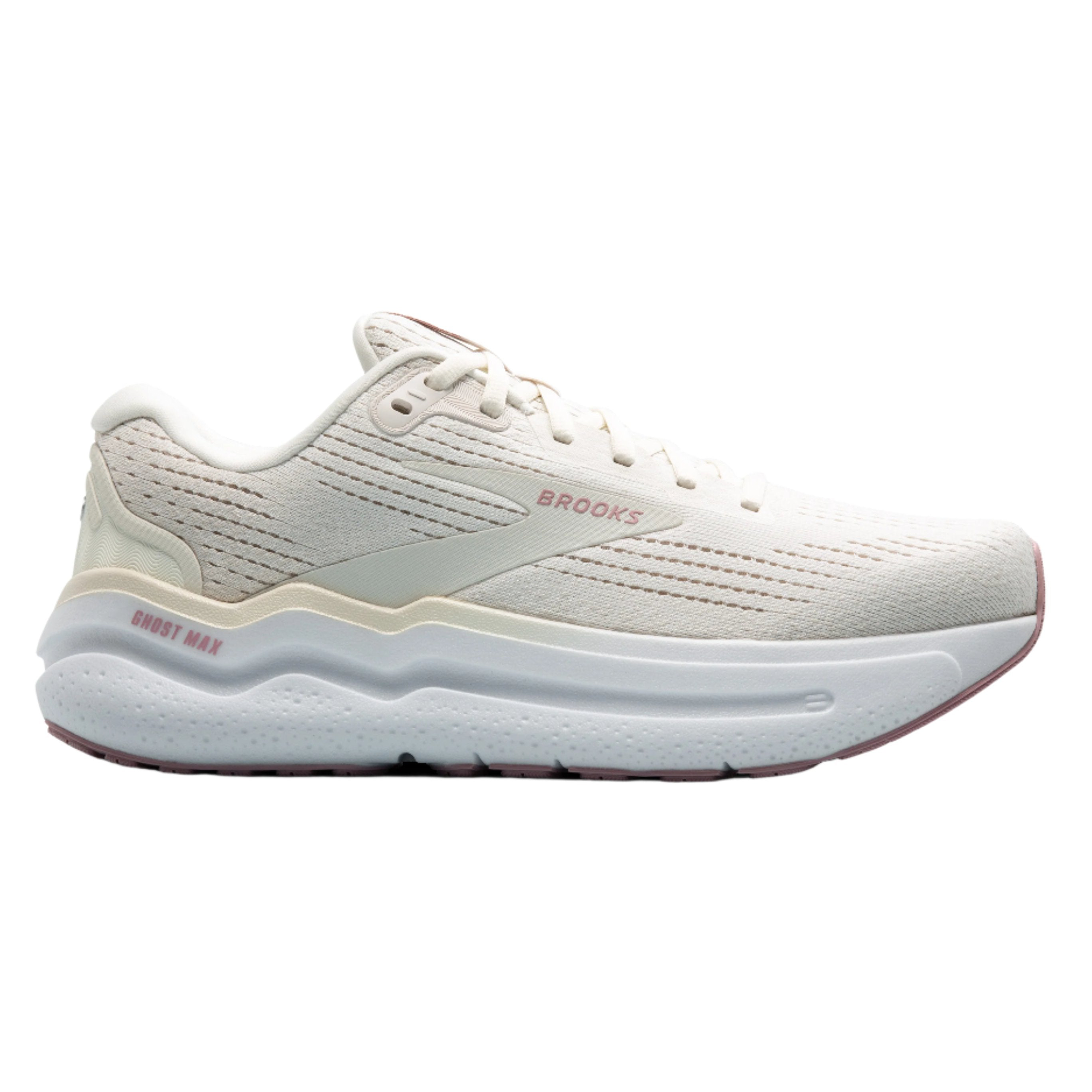 Brooks Womens Ghost Max 2 - Coconut Milk/Gray/Zephyr - Neutral