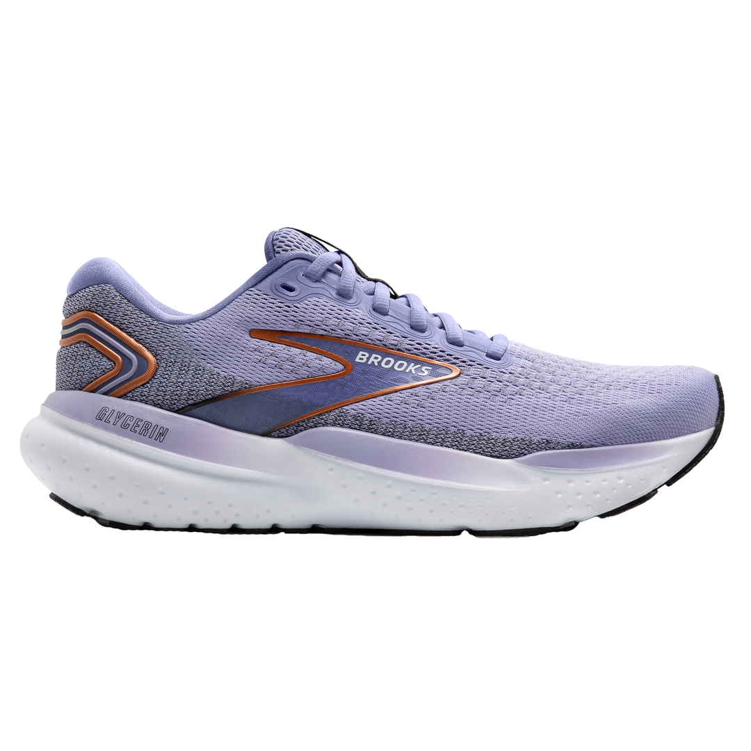 Brooks Womens Glycerin 21 - Lavender/Black/Copper - Neutral