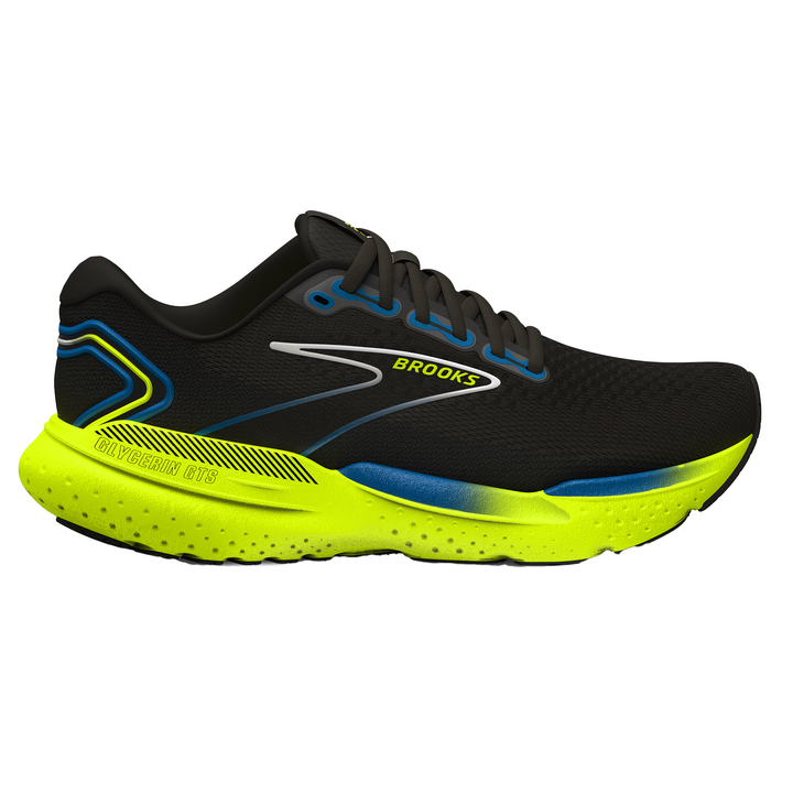 Brooks Mens Glycerin GTS 21 -  Black/Blue/Nightlife - Stability