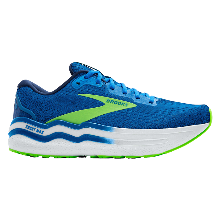 Brooks Mens Ghost Max 2 - Dutch Blue/Green Gecko/Peacoat - Neutral