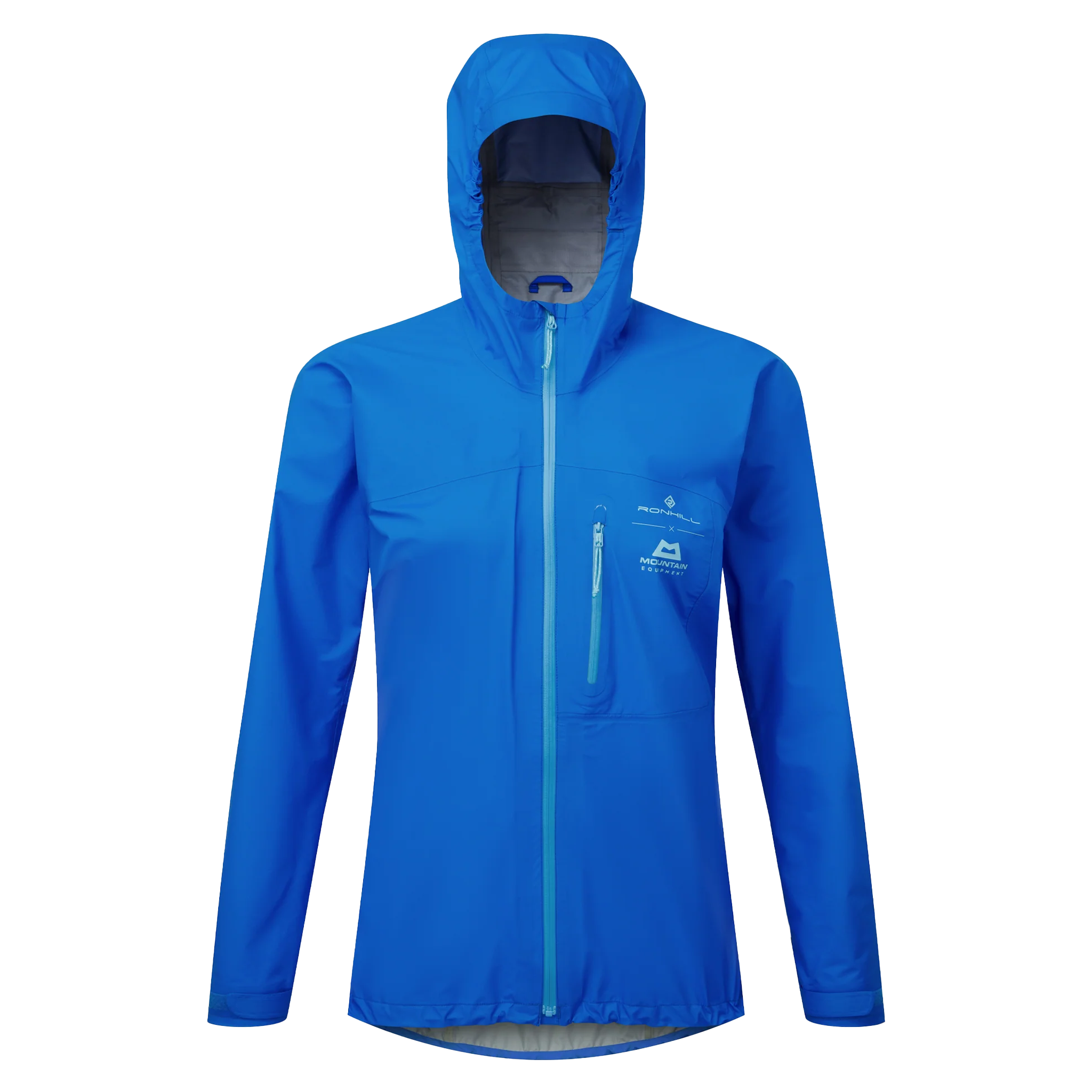 RonHill Womens Tech Gore-Tex Waterproof Mercurial Jacket - Elec Blue/ Aquamint