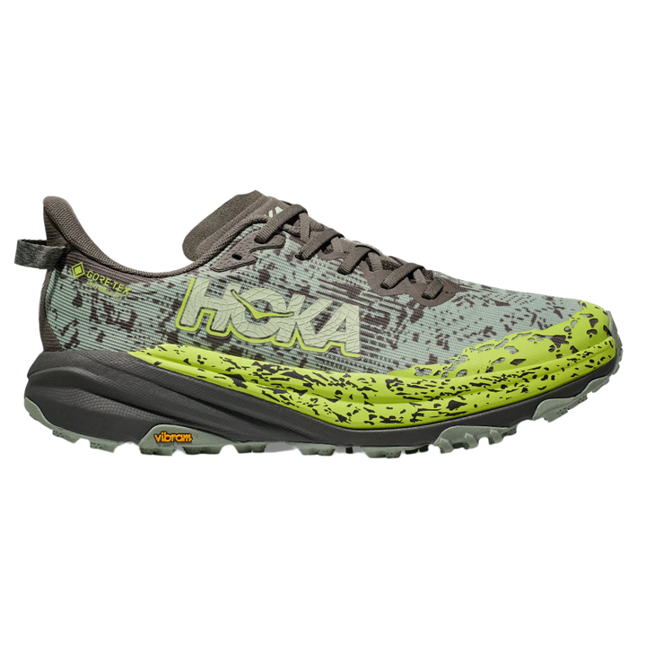 Hoka Mens Speedgoat 6 GTX - Slate/Aloe Vera - Trail