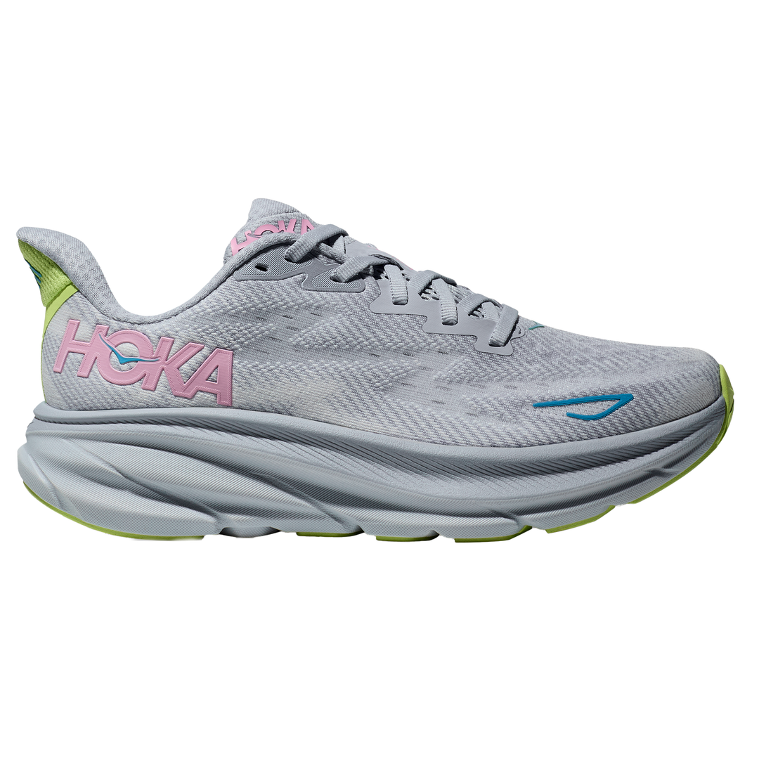 Hoka Womens Clifton 9 - Gull/Sea Ice - Neutral