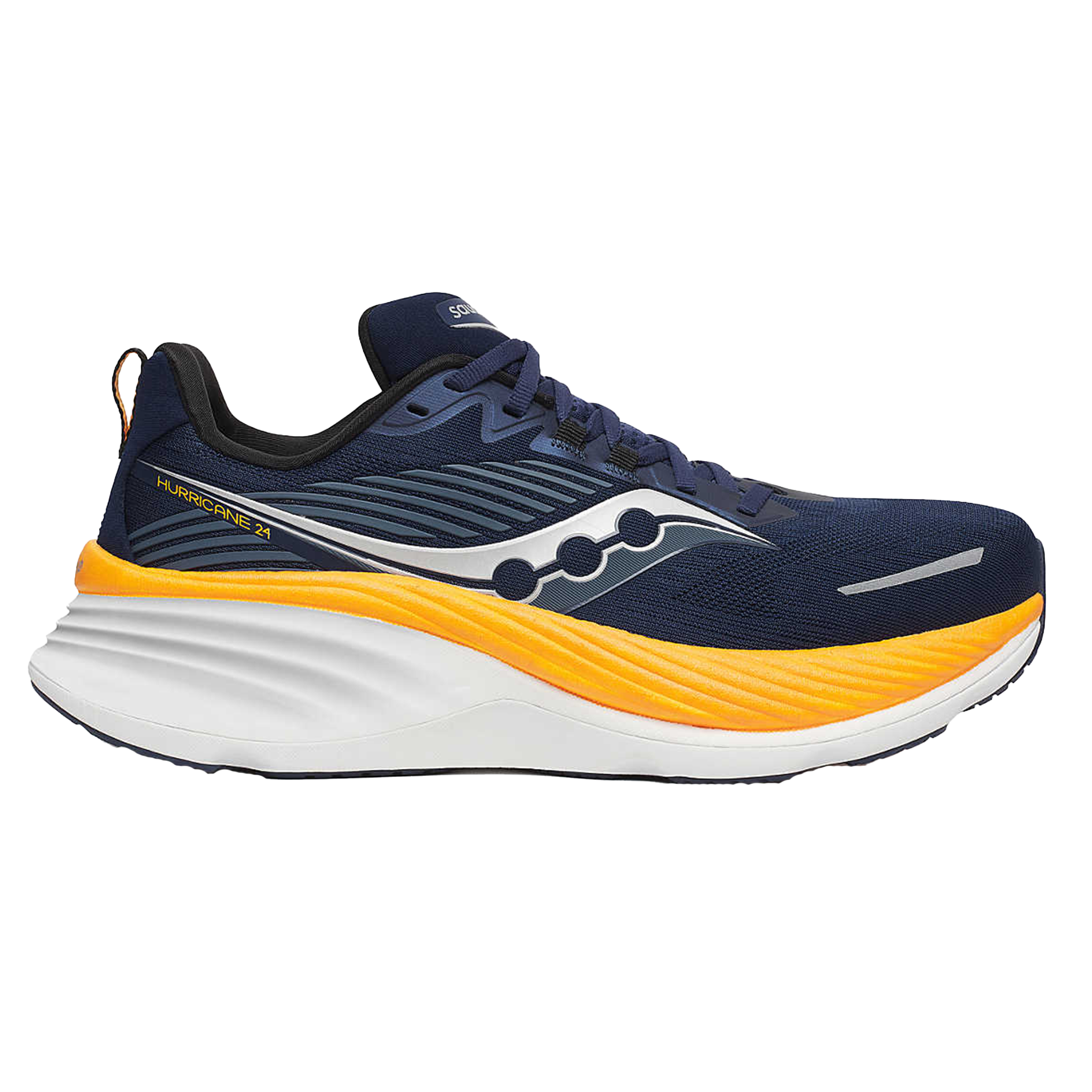 Saucony Mens Hurricane 24 - Navy/Peel - Stability