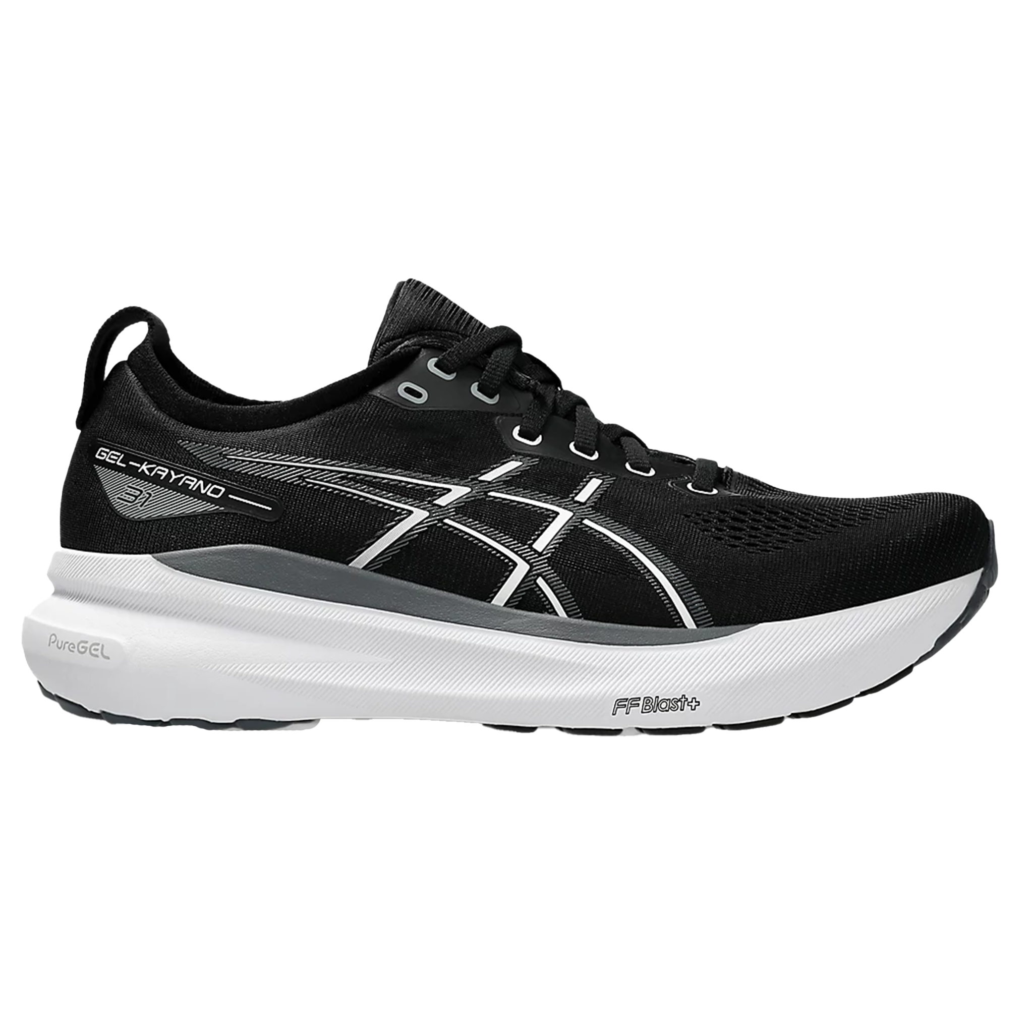 Asics Mens Gel Kayano 31 - Black/White - Stability