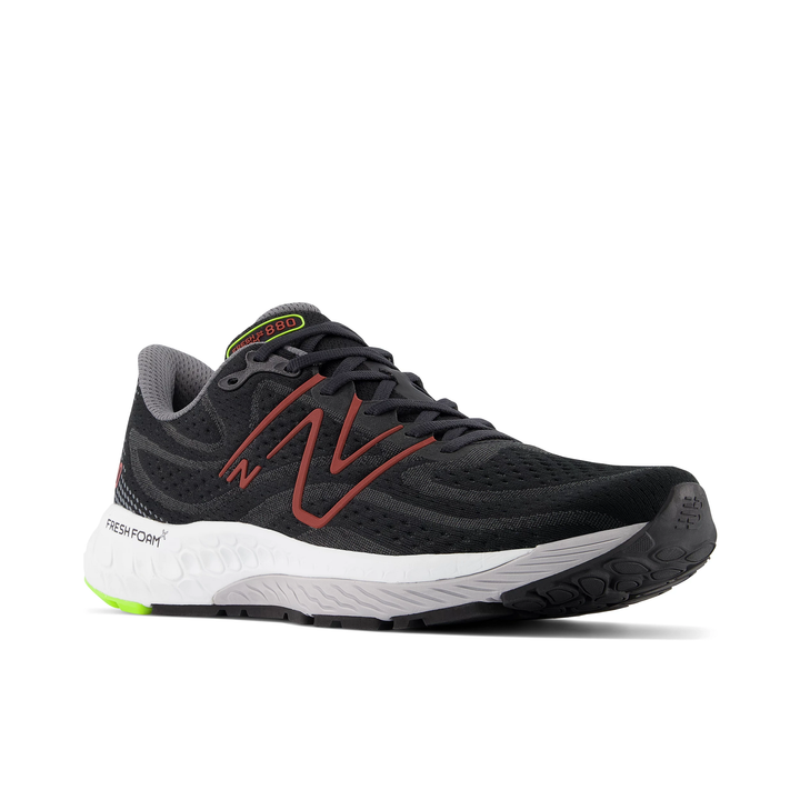 New Balance Mens 880V13 - Black/Red Synthetic - Neutral