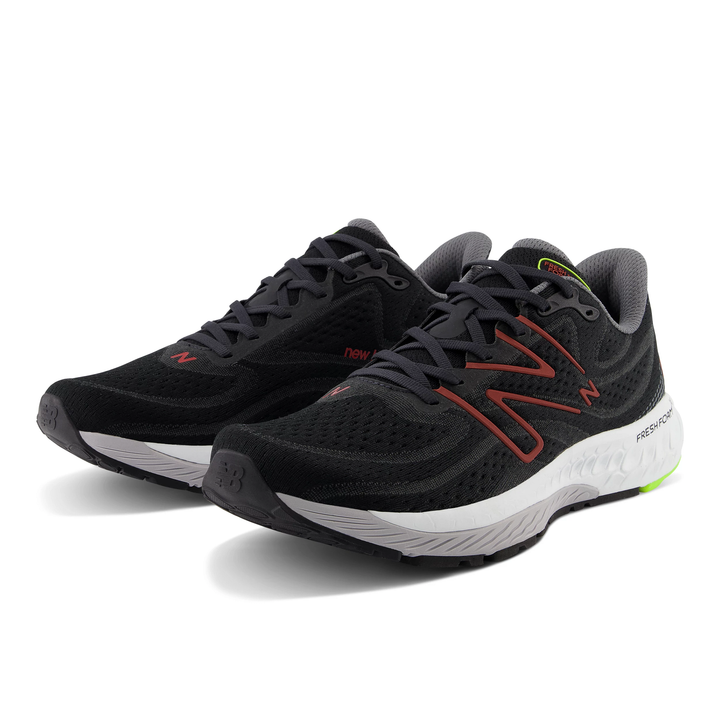 New Balance Mens 880V13 - Black/Red Synthetic - Neutral