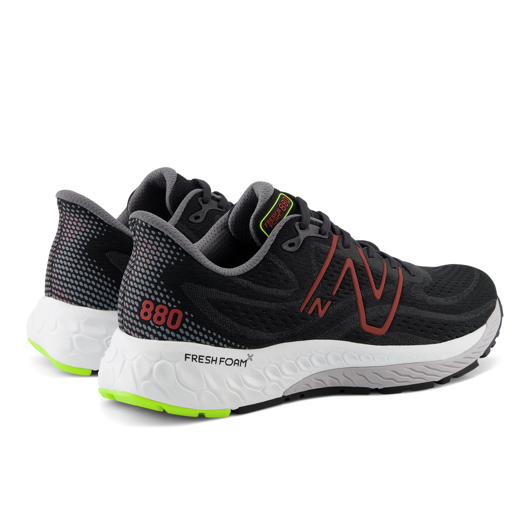 New Balance Mens 880V13 - Black/Red Synthetic - Neutral