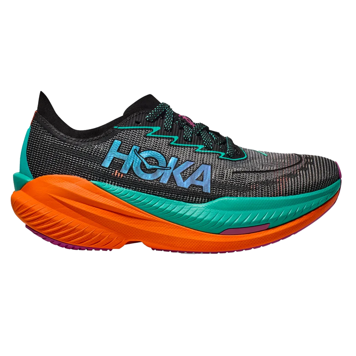 Hoka Mens Mach X 2 - Black/Electric Aqua - Neutral