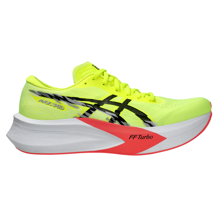 Asics Womens Magic Speed 4 - Safety Yellow/Black - Racing