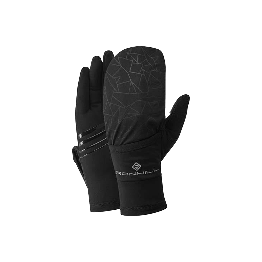 RonHill Wind-Block Flip Glove - All Black