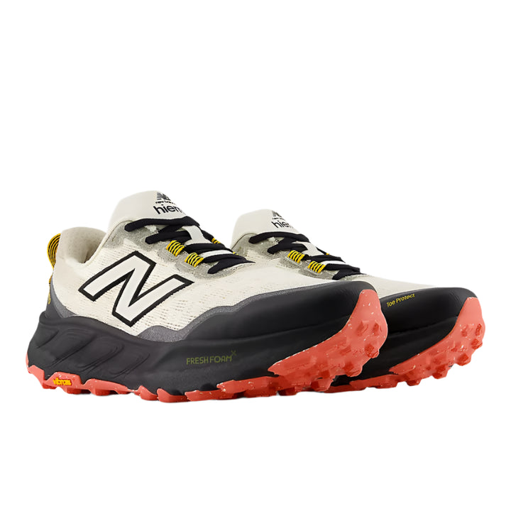 New Balance Mens Fresh Foam Hierro V9 - Angora/Black/Drift Red - Trail - SS25