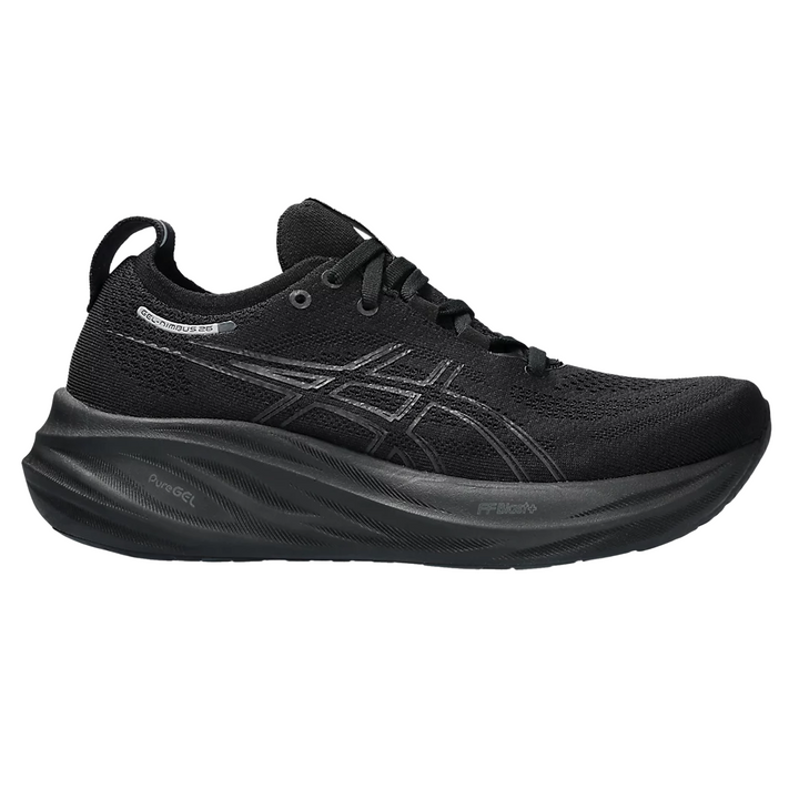 Asics Womens Gel Nimbus 26 - Black/Black - Neutral