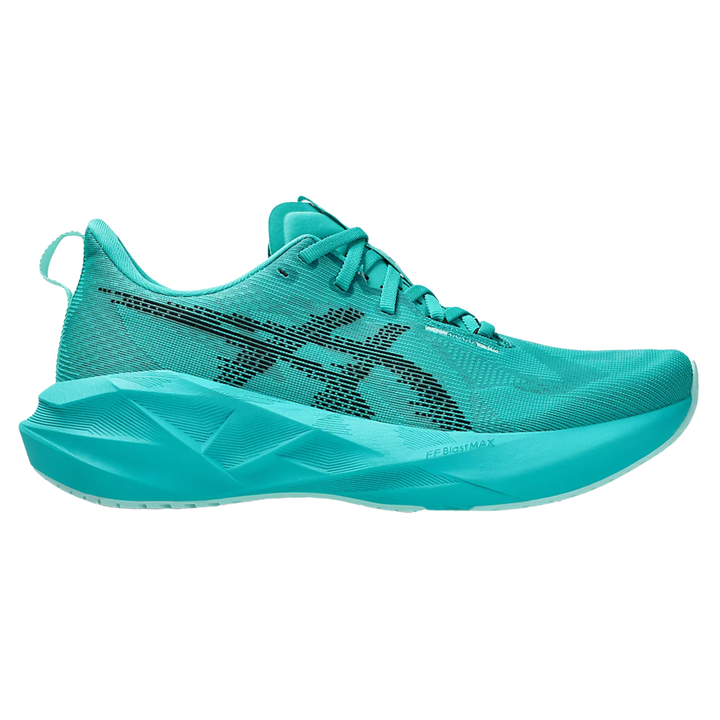 Asics Mens Novablast 5 - Wave Teal/Black - Neutral - SS25