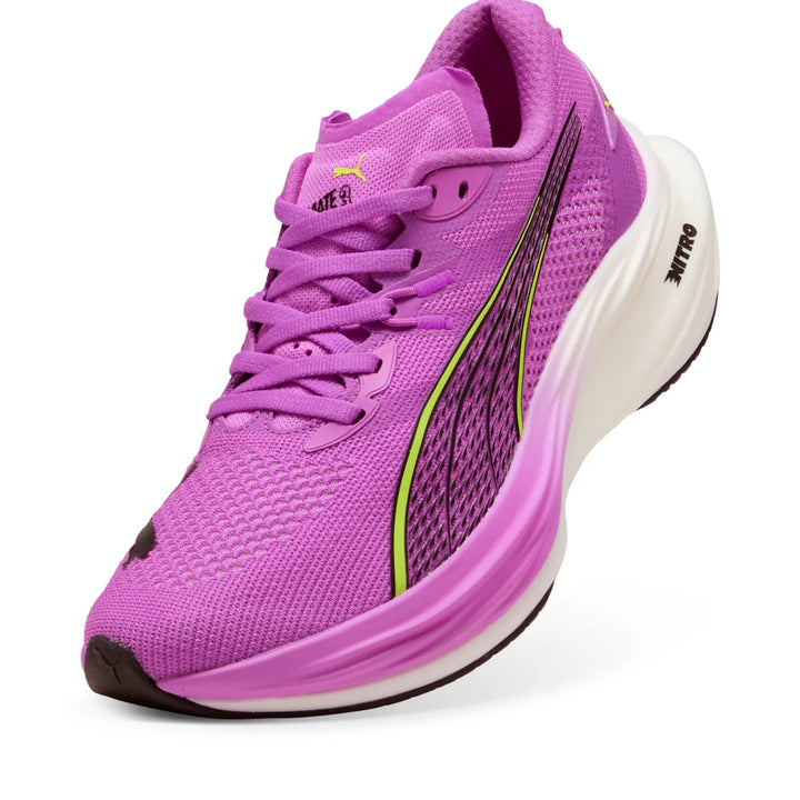 Puma Womens Deviate NITRO 3 - Pure Magenta/Yellow Alert/Puma White - Neutral - SS25