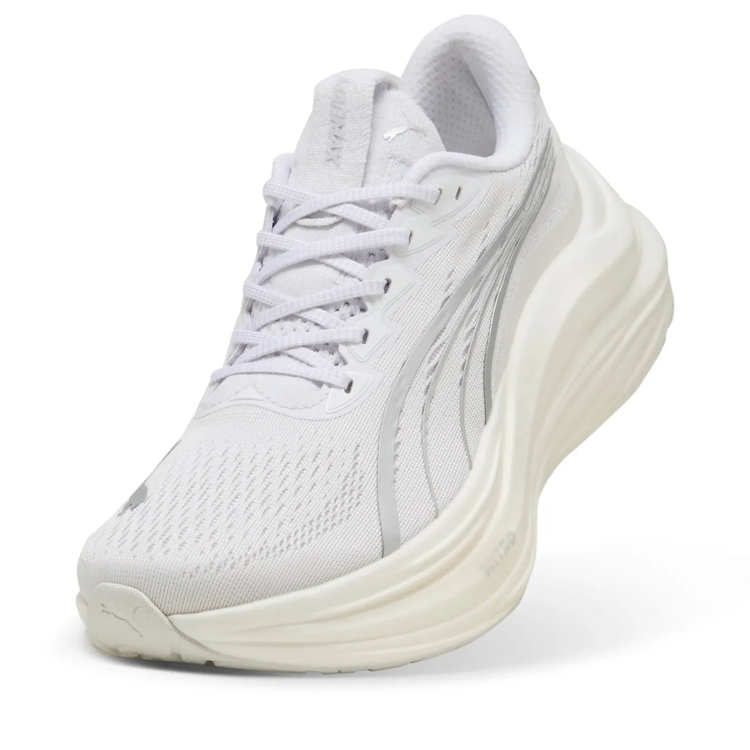 Puma Womens MagMax NITRO - Puma White/Puma Silver - Neutral - SS25