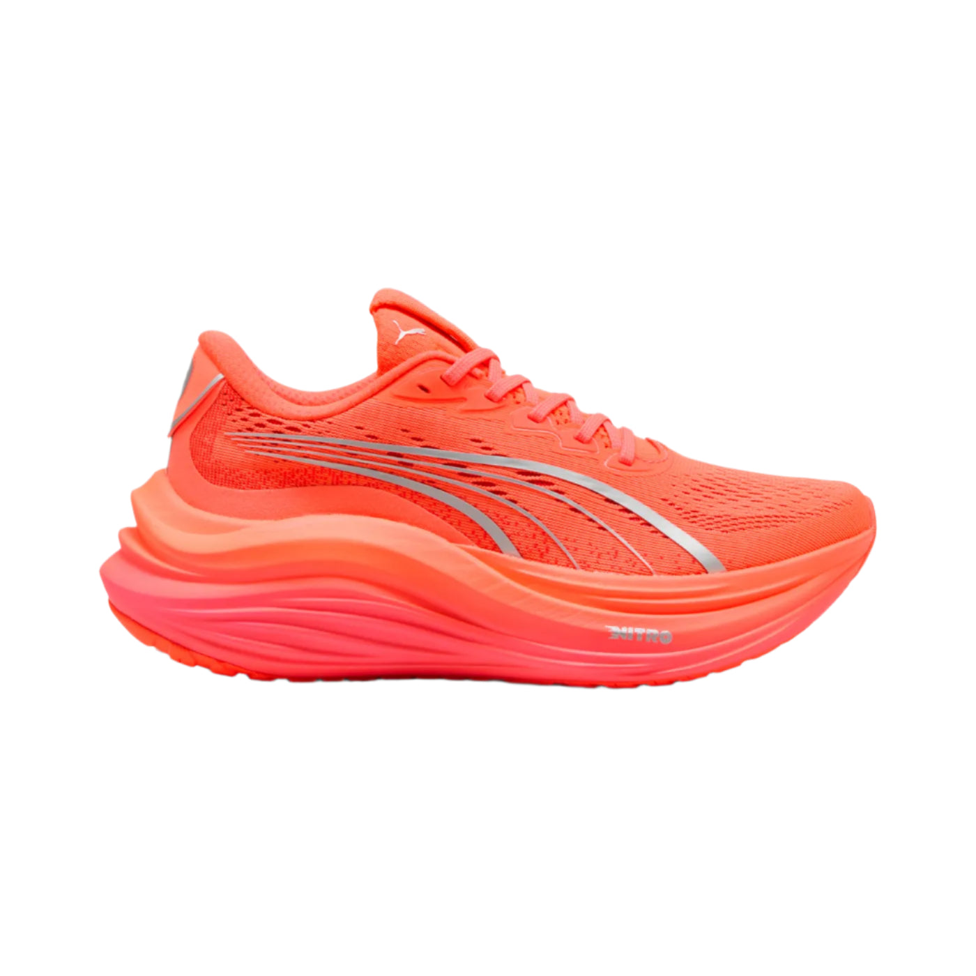 Puma Womens MagMax NITRO - Glowing Red/Puma Silver - Neutral - SS25