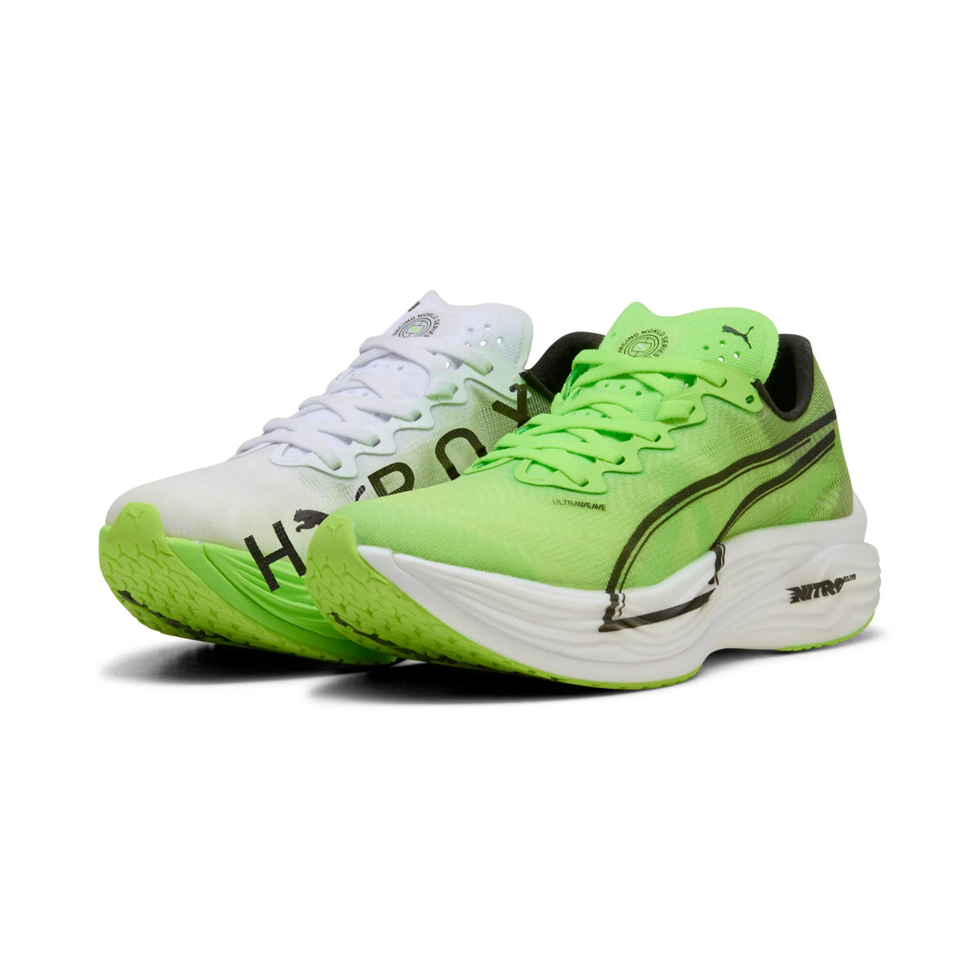 Puma Womens Deviate NITRO Elite 3 Hyrox - Puma White/Green Glare - Neutral - SS25